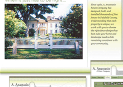 New Website for Local Fencing Company