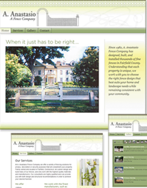 New Website for Local Fencing Company