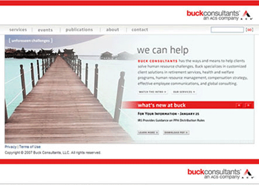 HR Consulting Firm Rebranded Corporate Website