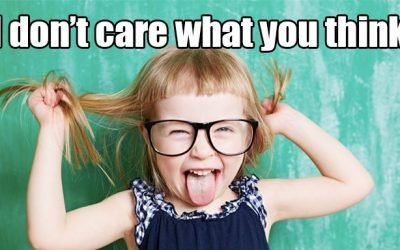 I don’t care what you think; I just want to do what’s right.